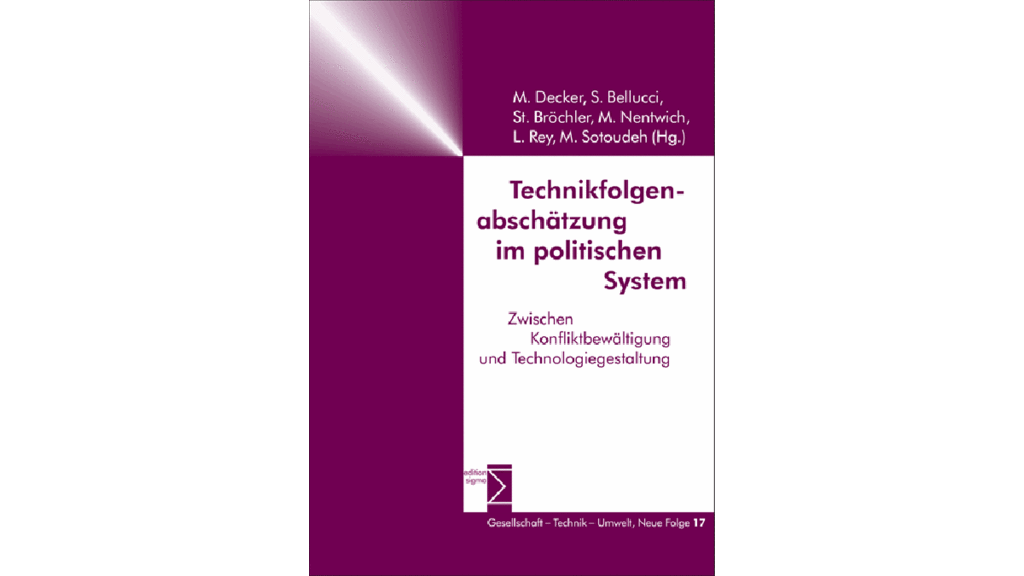 Cover_Decker_Technikfolgenabschätzung im politischen System